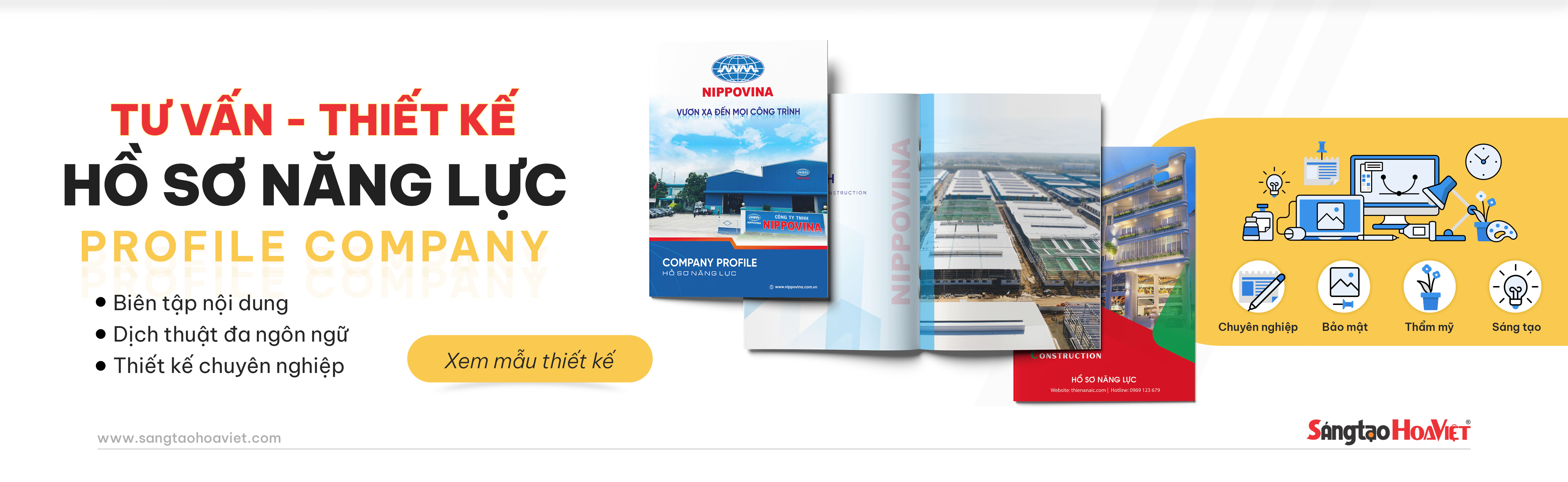 Thiết kế Hồ sơ năng lực doanh nghiệp